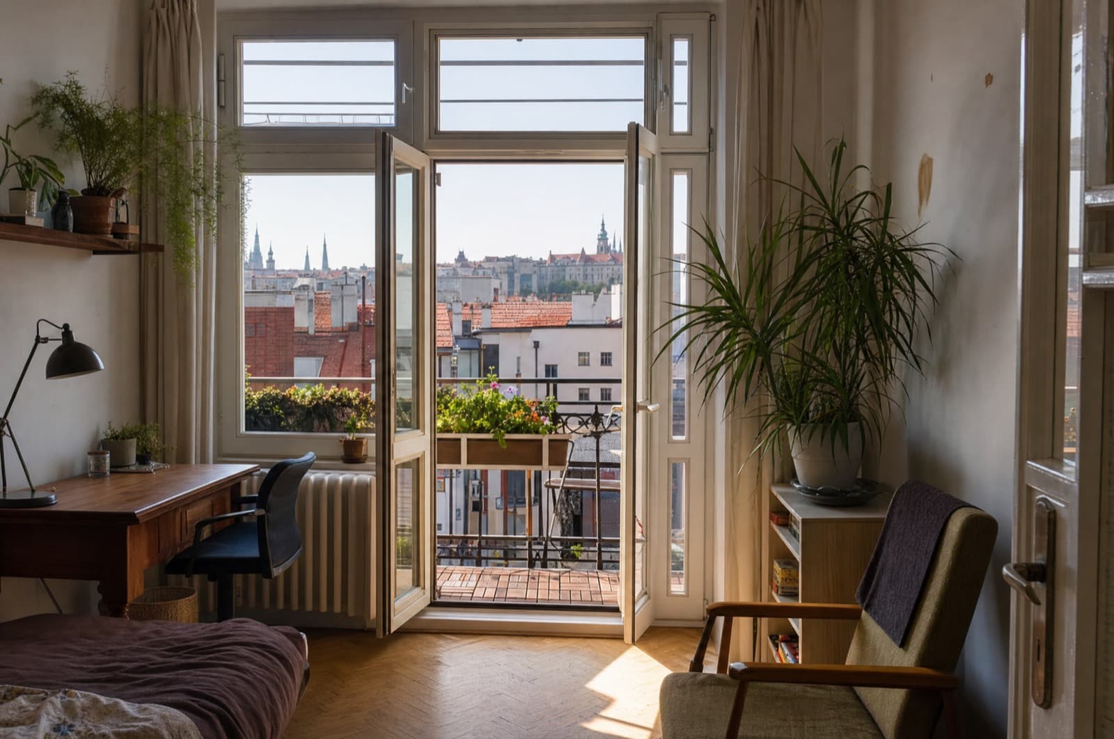 Shared room for two exchange students