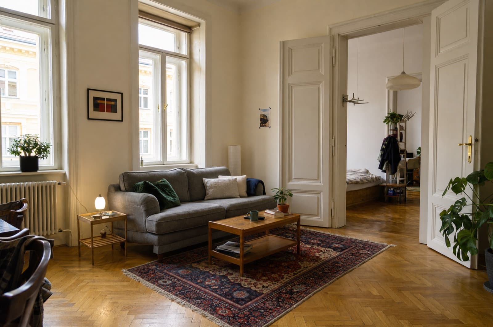 Two-room flat in the gallery district