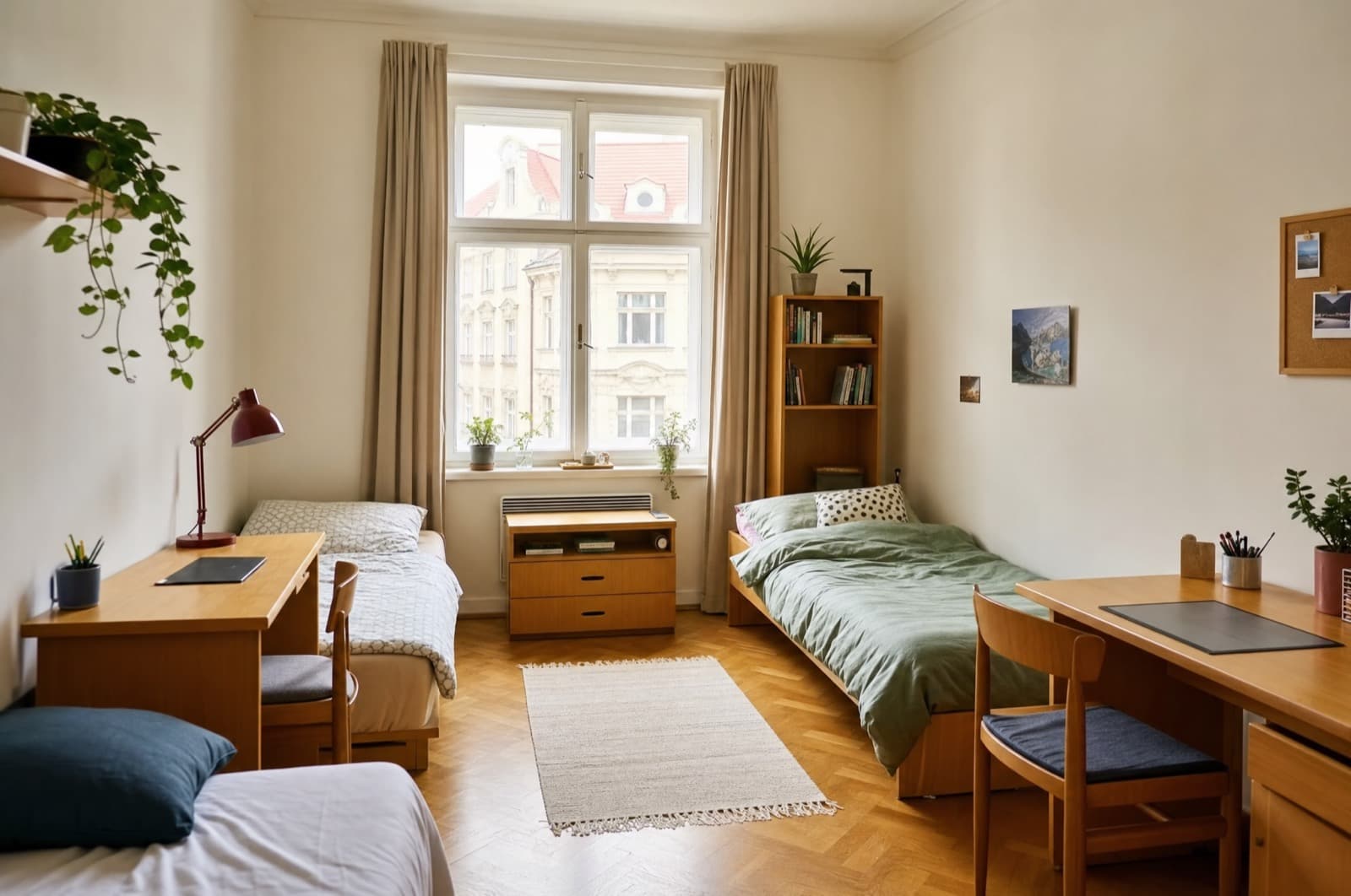 Room opposite Veletržní palác